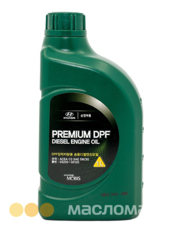 5/30 Premium DPF Diesel HYUNDAY/KIA   1л. синт. Масло моторное /кор.20шт./