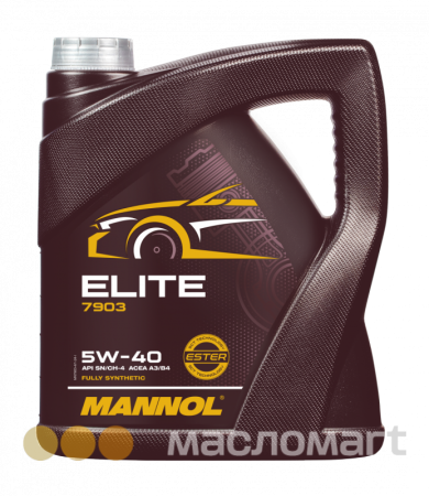 5w40 mannol elite 4л