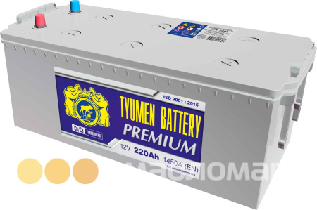 220 о.п. конус Tyumen Battery "PREMIUM" 1450А (518*228*238)