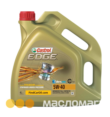 Моторное масло Castrol  5W-40 синтетическое C3      4 л.