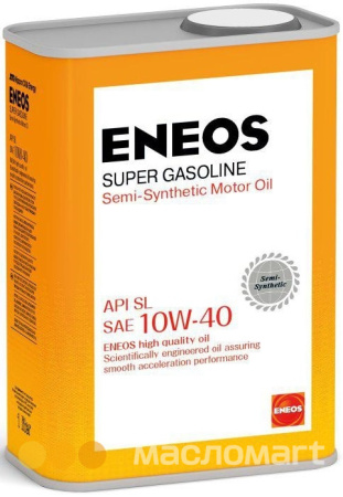 10/40 Super Gasoline ENEOS   0,94л. п/синт. API SL Масло моторное /кор.20шт./