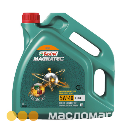 Моторное масло Castrol  5W-40 синтетическое A3/B4      4 л.